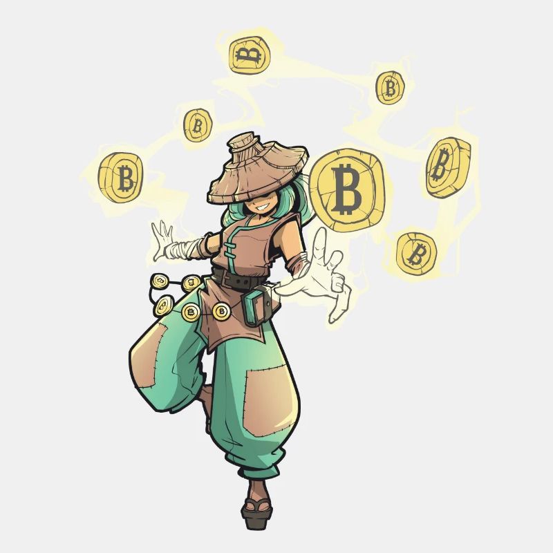 Bitcoin Magician Wizard Class RPG Jeu de rôle