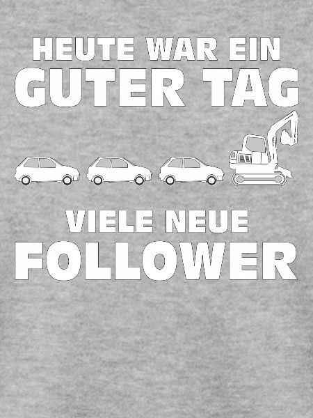 BAUMASCHINE VIELE NEUE FOLLOWER