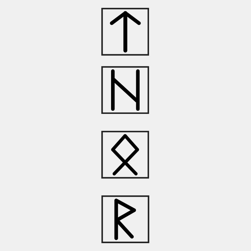 THOR Runic Language Black
