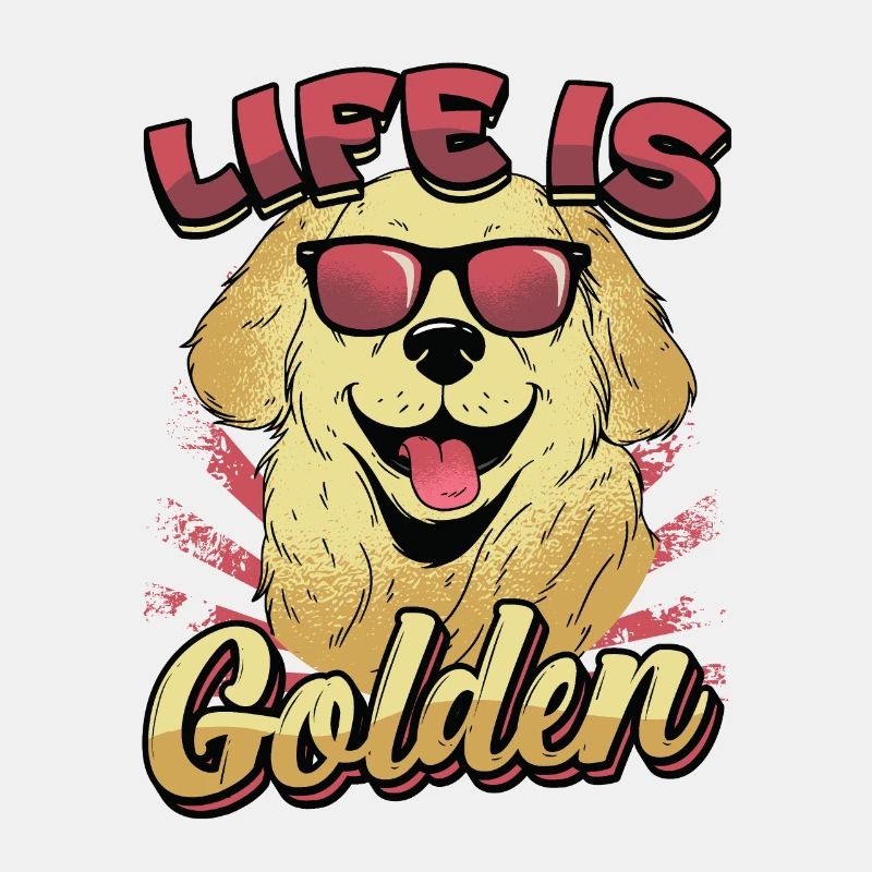 La vie est dorée - Golden Retriever