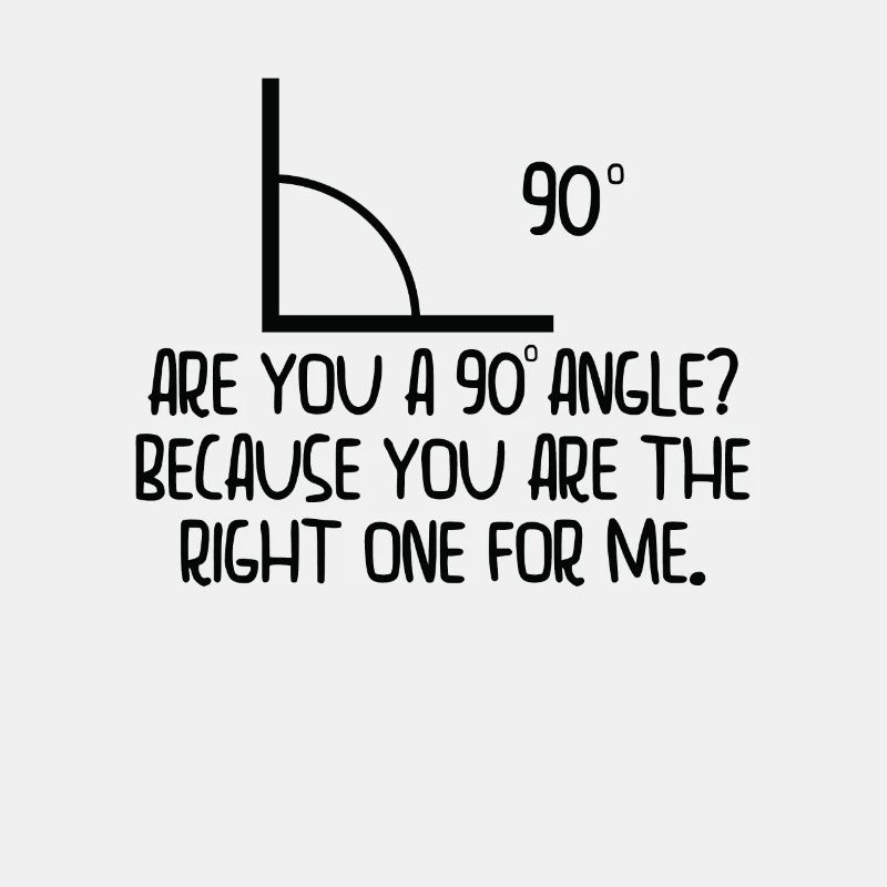 Mathématiques Angle droit Cheesy Pun Math Geek