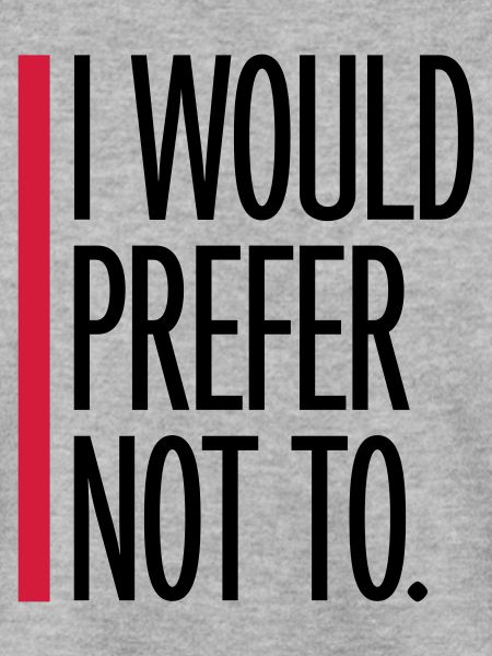I prefer not to
