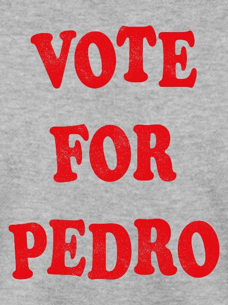 Stimmen Sie für Pedro