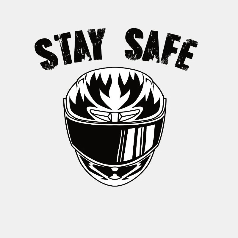 Casque de moto Restez en sécurité