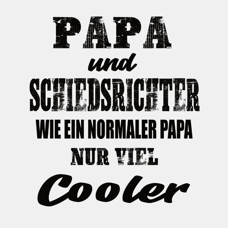 Papa und Schiedsrichter