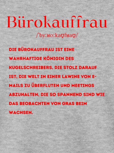 Bürokauffrau Definition