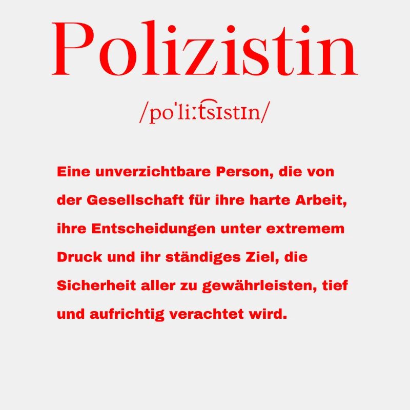 Polizistin Definition