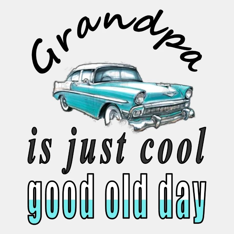 cooler Opa Oldtimer fahren cooles Auto Geschenk