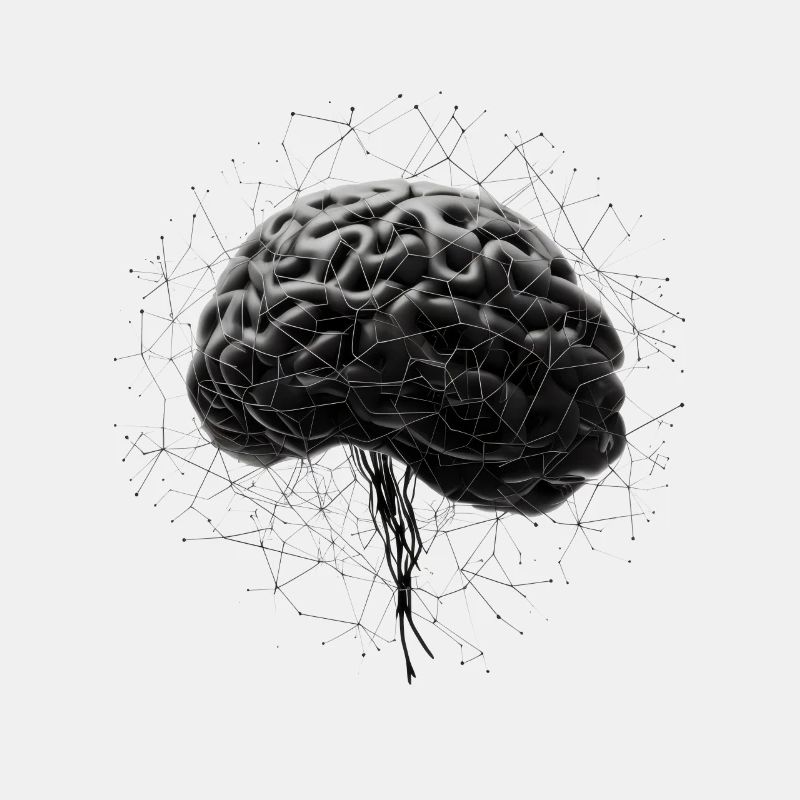 Gehirn Neuronale KI Deep Learning Computeralgorithmus