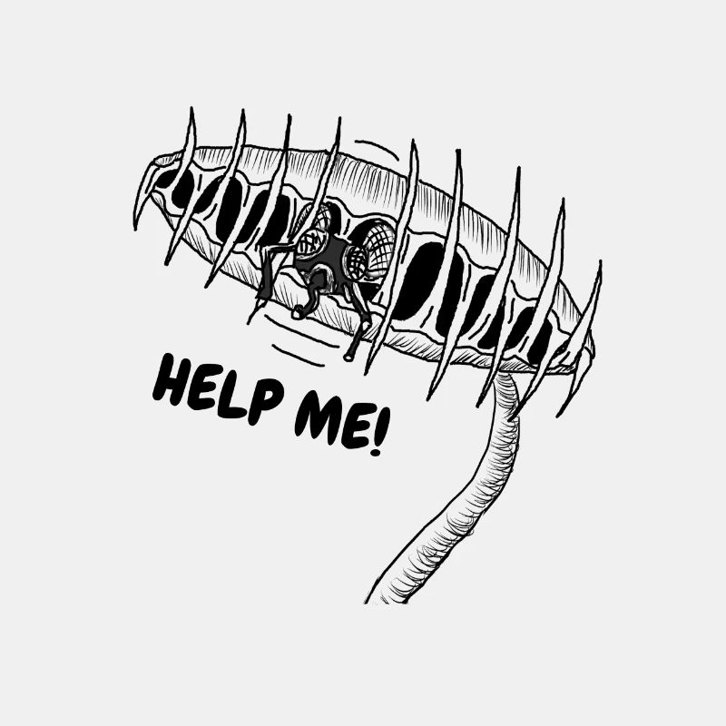 Venus Flytrap Carnivorous Plant Art