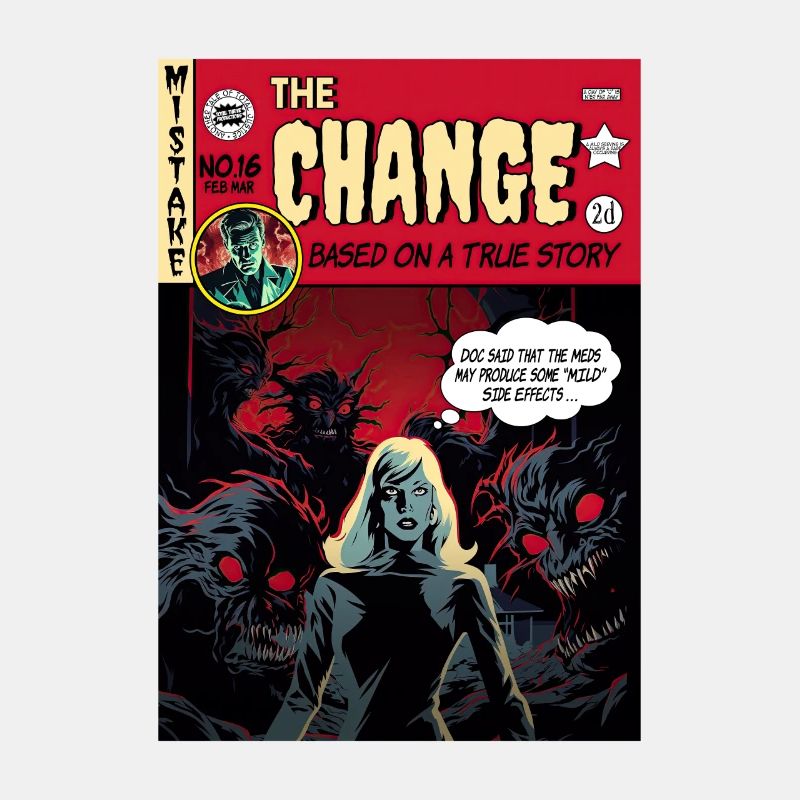 Retro Horror Comic - Die Veränderung