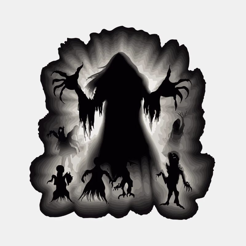 GRUSELIGE SCHATTENFIGUREN