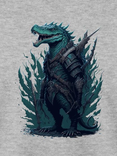 Aligator Spear Man