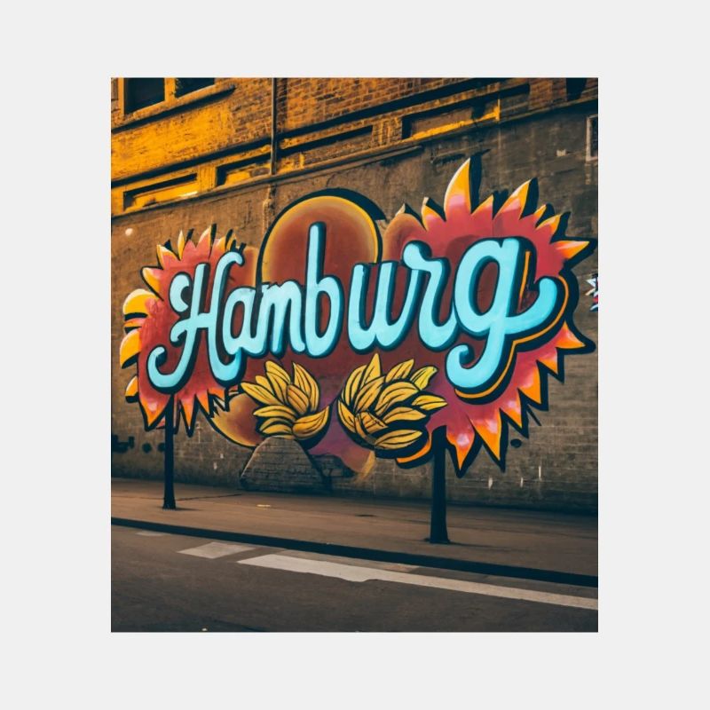 Hamburg an der Wand