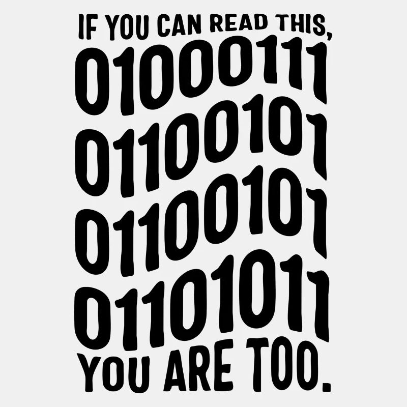 Chemise de programmeur, si vous pouvez lire ceci, vous êtes