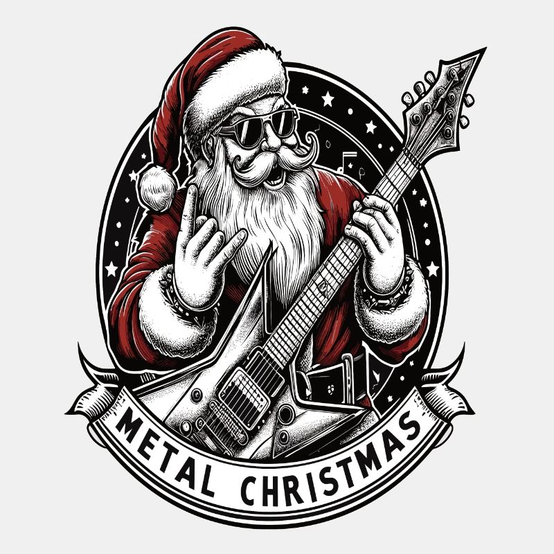 Weihnachtsmann Metal Weihnachten
