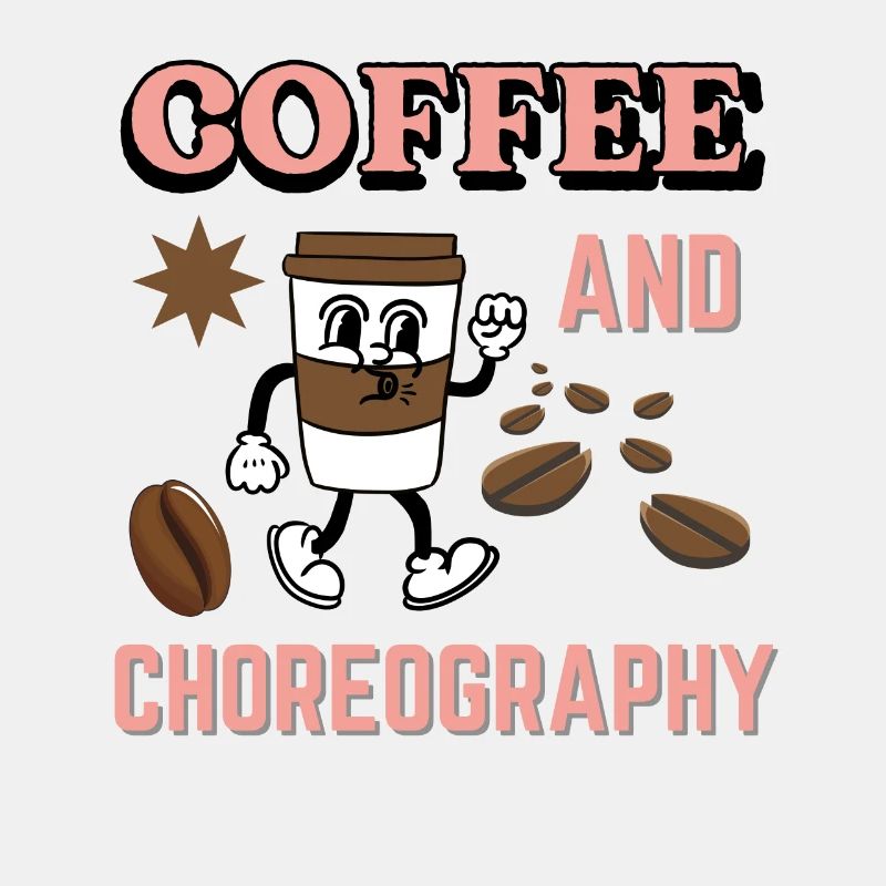 Professeur De Danse Drôle Disant Café Et Chorégraphie