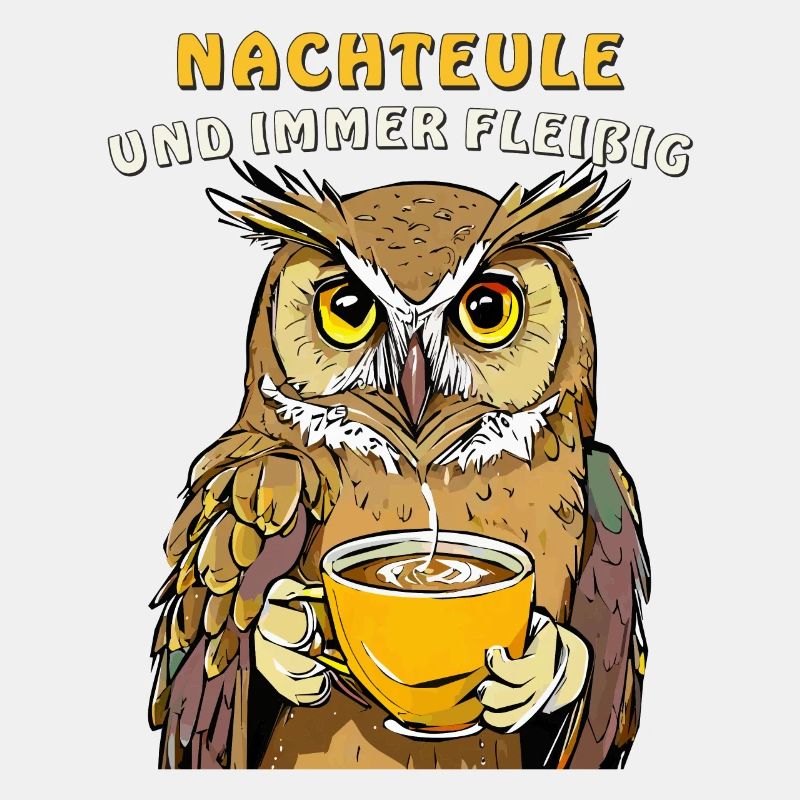 NACHTEULE UND IMMER FLEIßIG