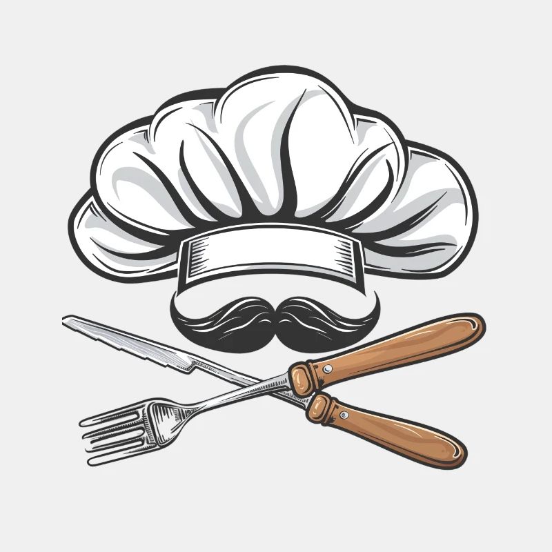 Avec moustache et toque de chef : La cuisine croisée