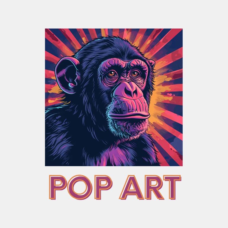 Singe Pop Art