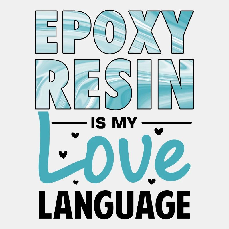 Witziger Epoxidharz Spruch