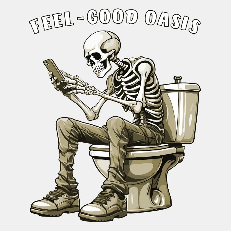 SKELETON TOILET FEEL-GOOD
