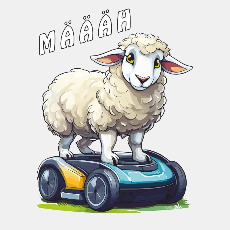 TONDEUSE À GAZON ROBOTISÉE POUR MOUTONS MÄÄÄH