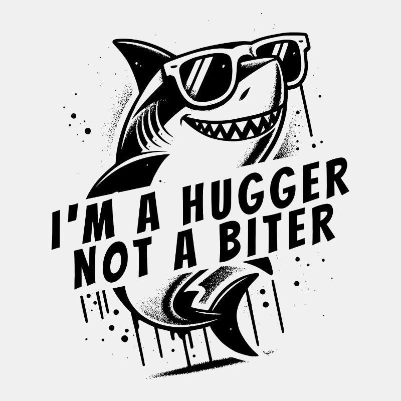Drôle de câlin de requin