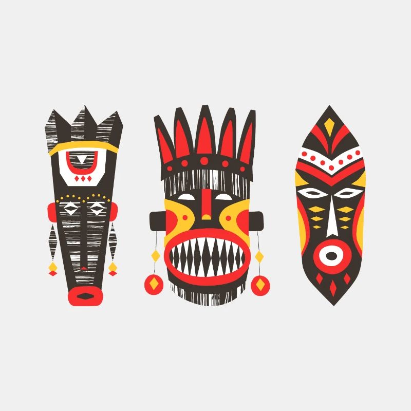 Afrikanische Masken