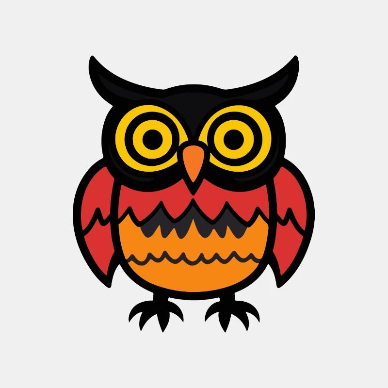 Owl Halloween Comic Funny
