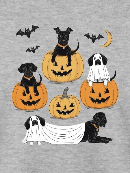 Lustige Hunde Halloween