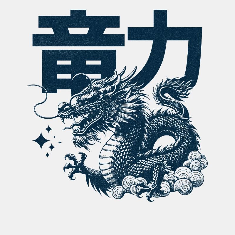 Puissance du Dragon Esthétique japonaise