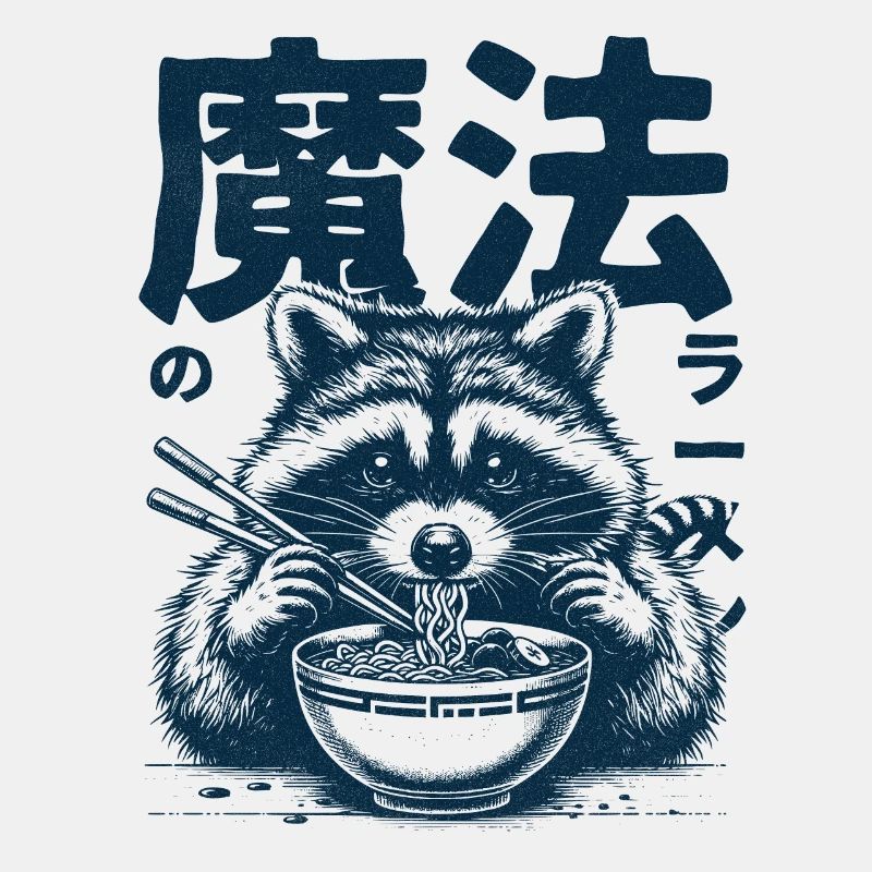 Ramen Raccoon Waschbär