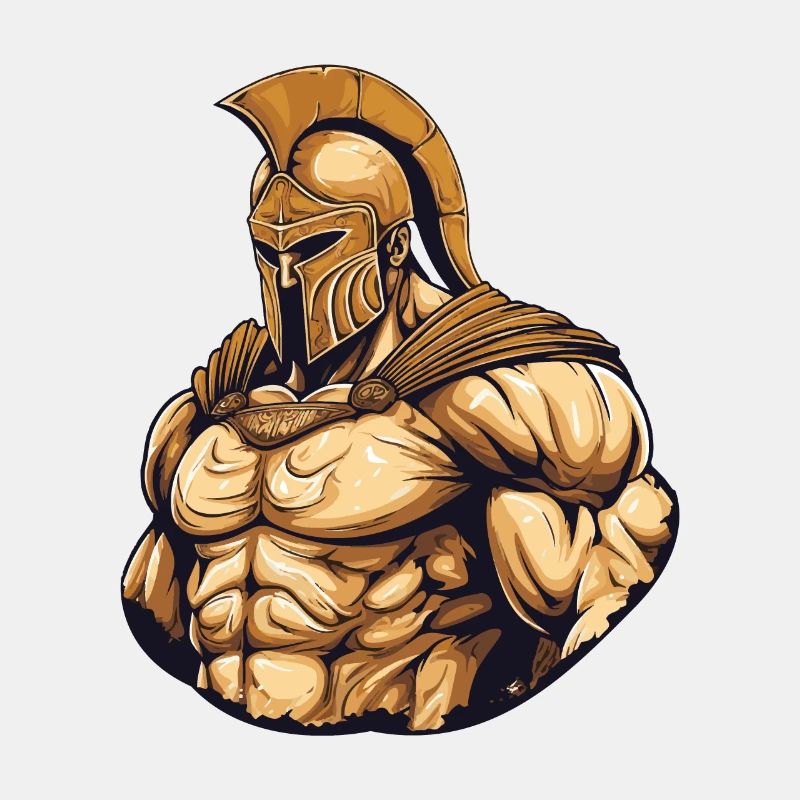 Spartaner Gladiator Muskeln