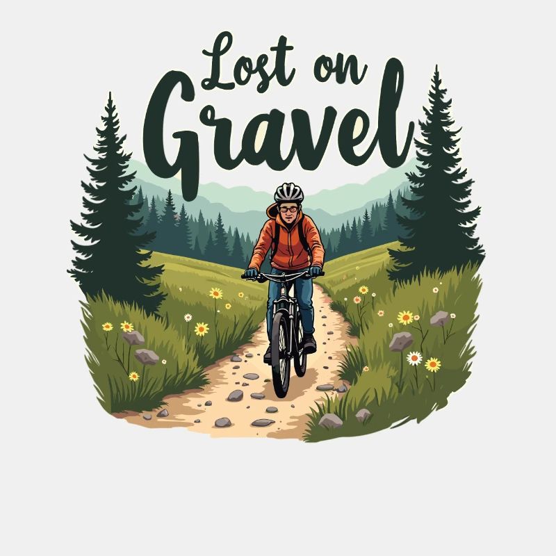 Perdu sur le gravier Vélo de gravier Vélos de gravier