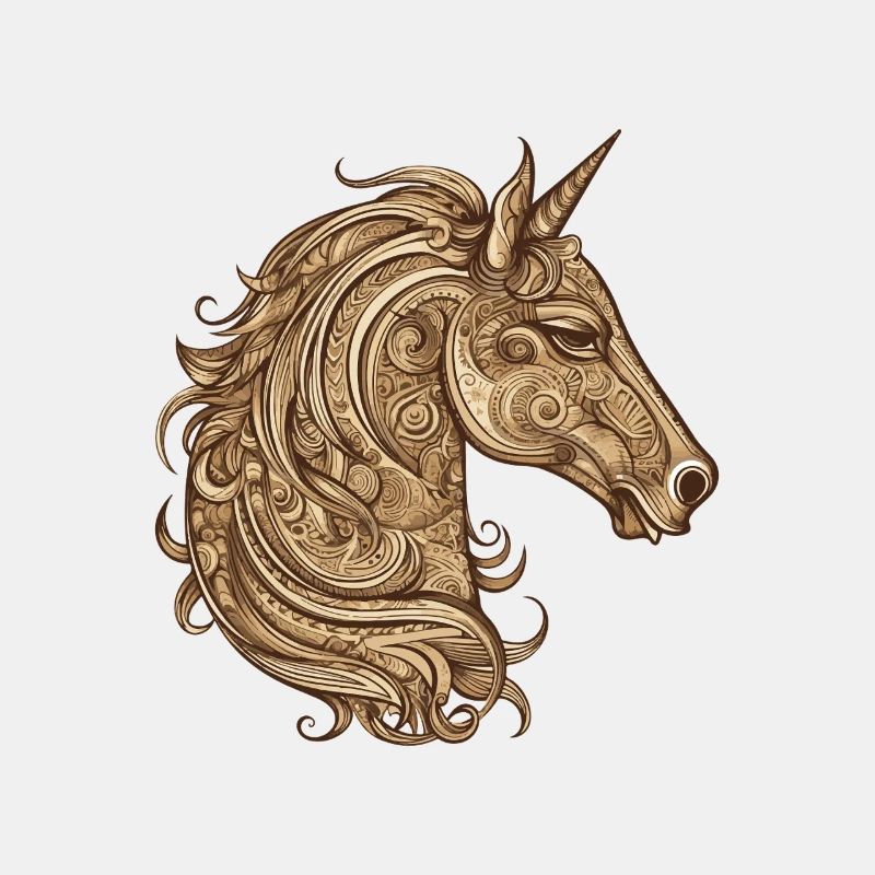 Portrait de licorne