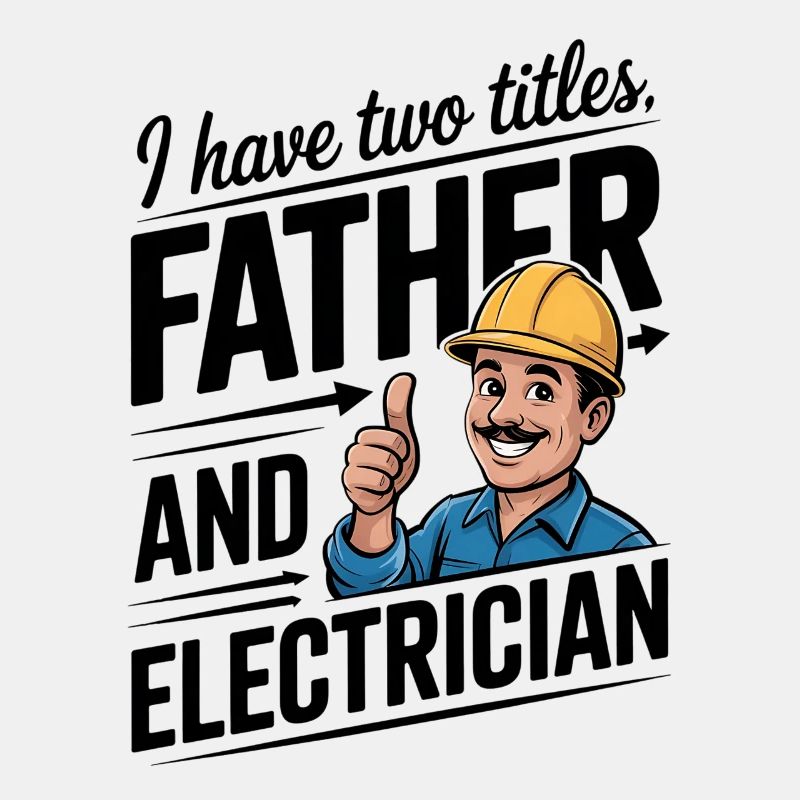 Technicien en électronique papa avec humour électronique