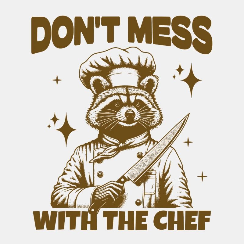 Ne plaisantez pas avec le chef raton laveur Chef Trash Panda