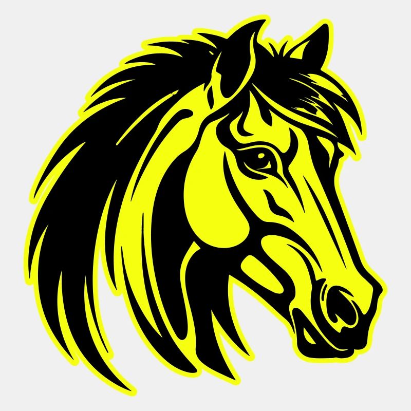 Pferd Kopf Porträt Symbol