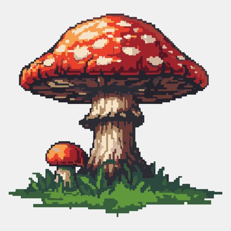 Mushroom Pixel Icon