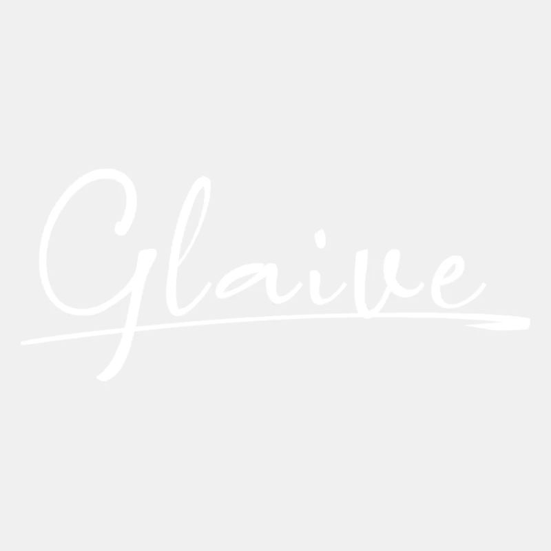 Weiße Signatur Glaive