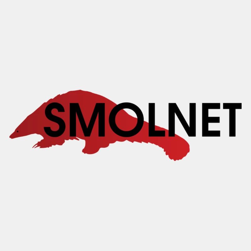 Smolnets logo, dark on light background