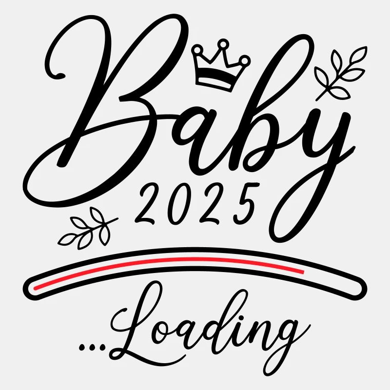 Baby 2025 Loading Spruch