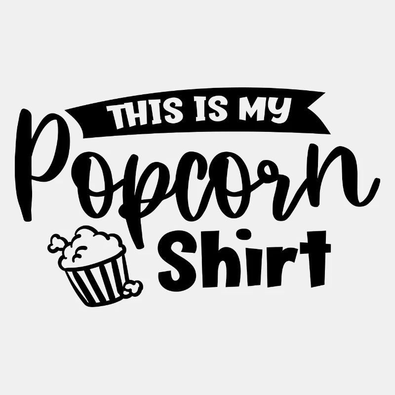 Films d'illustration de pop-corn Manger du maïs
