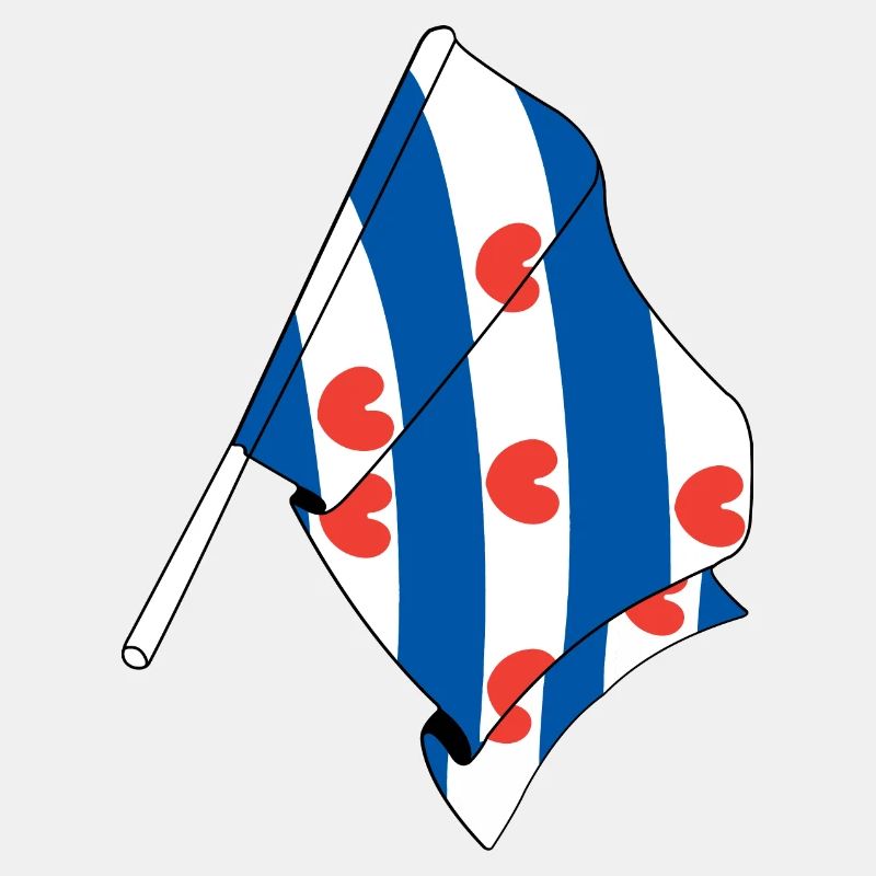 Flagge der Provinz Friesland