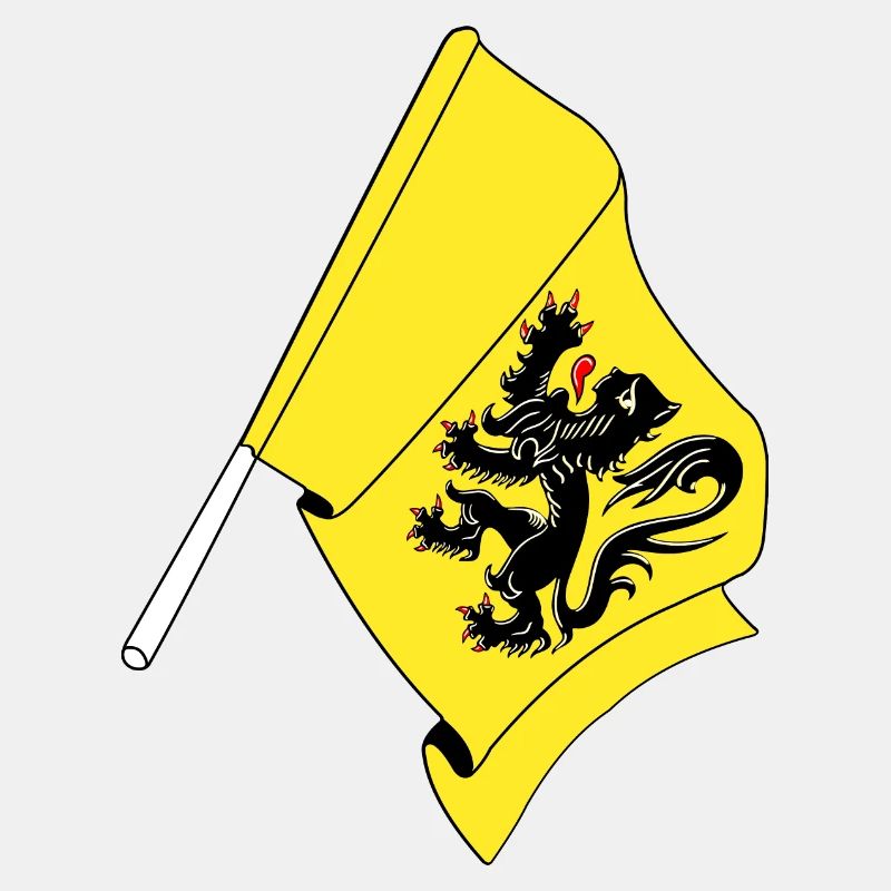 Flagge Flandern Belgien