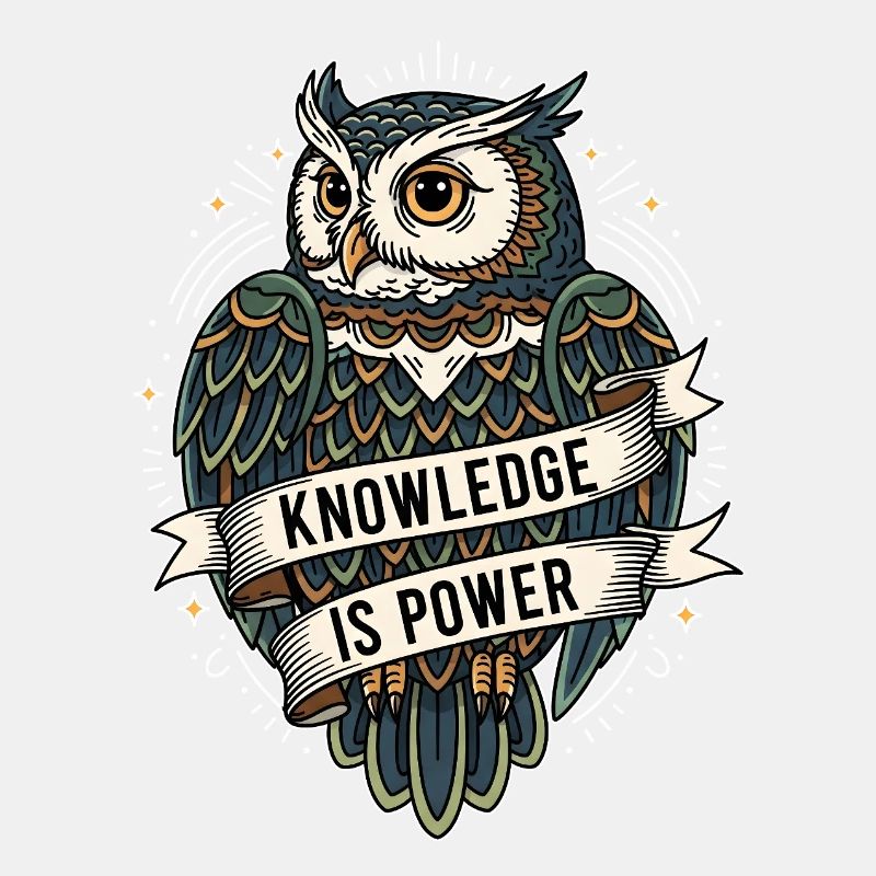 Knowledge Is Power Eule