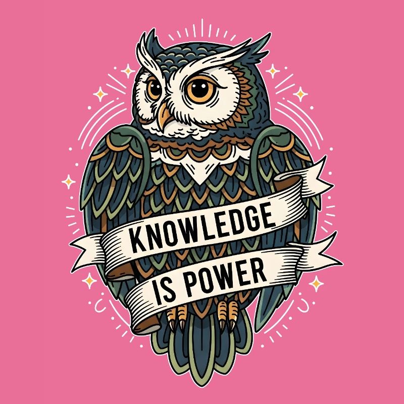 Knowledge Is Power Eule