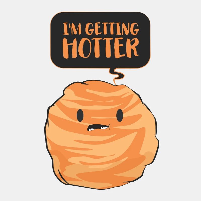 Planet outer space galaxy saying gift comic