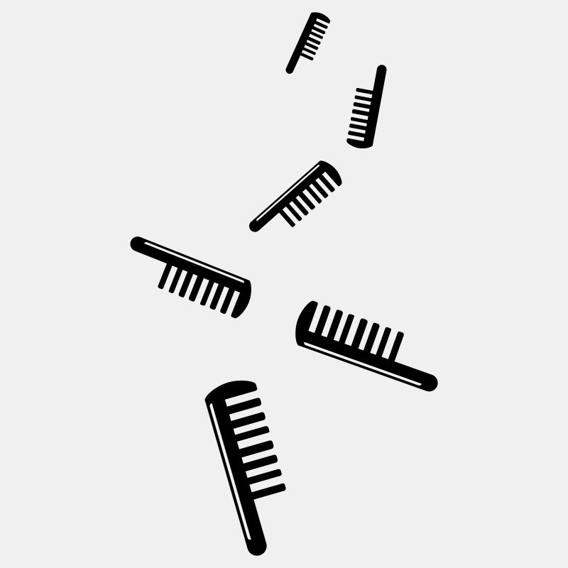 Icône de coiffeur peigne